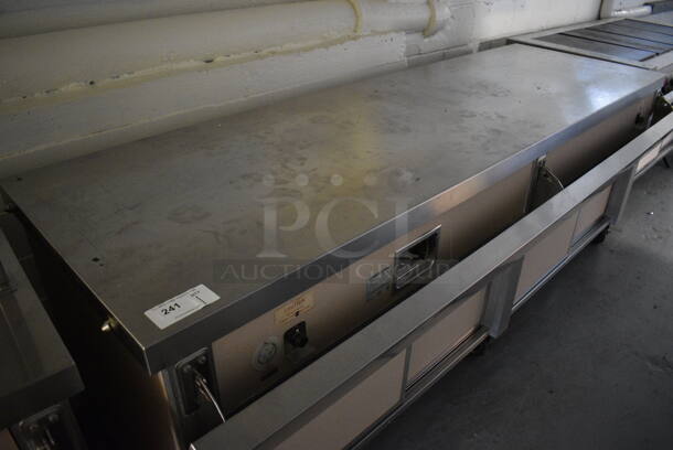 Servolift Eastern Model 500-4 Metal Commercial Portable Warming Buffet Station w/ Tray Slide on Commercial Casters. BUYER MUST REMOVE. 120/208 Volts, 1 Phase. 92x36.5x34. (Clearview Elementary - Lower Level) - Image 2 of 6