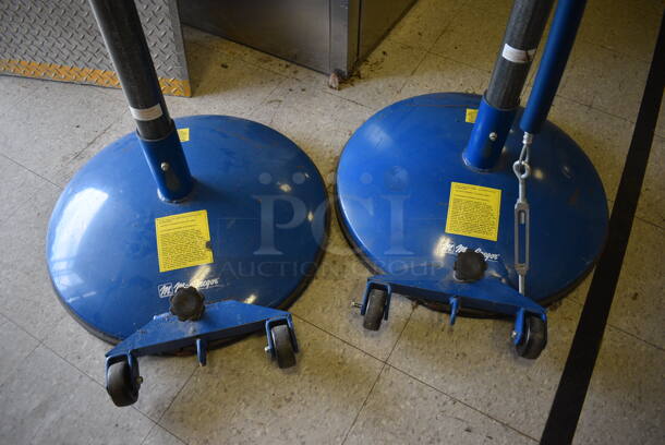 2 MacGregor Metal Tetherball Poles. 24x24x105. 2 Times Your Bid! (Clearview Elementary - Gym) - Image 2 of 6