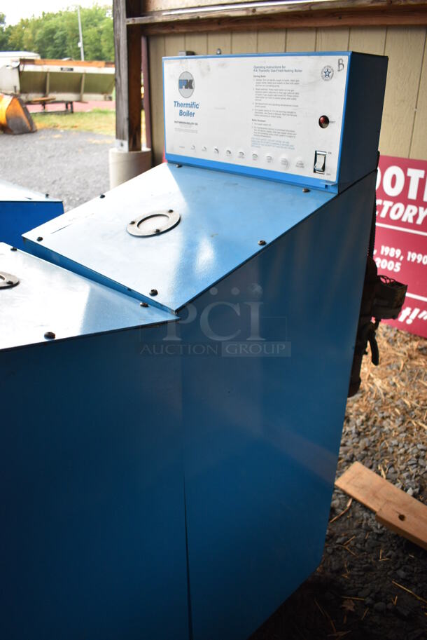PK Thermific Model N-700 Metal Floor Style Natural Gas Fired Heating Boiler. BUYER MUST REMOVE. 20x39x57. (stadium) - Image 4 of 6