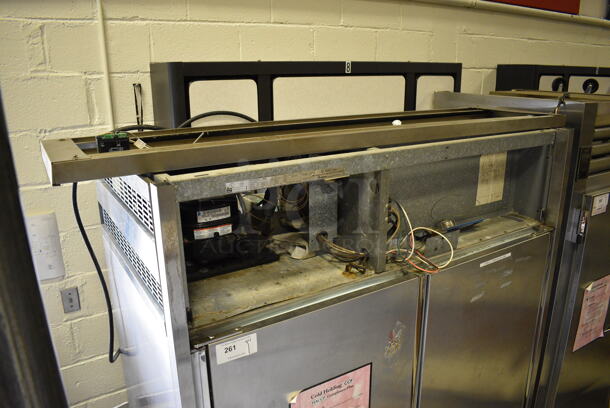 Victory Model RS-2D-S2 Stainless Steel Commercial 2 Door Reach In Cooler w/ Metal Racks. 115 Volts, 1 Phase. 58.5x34.5x78. (Clearview Elementary - Gym) - Image 2 of 9