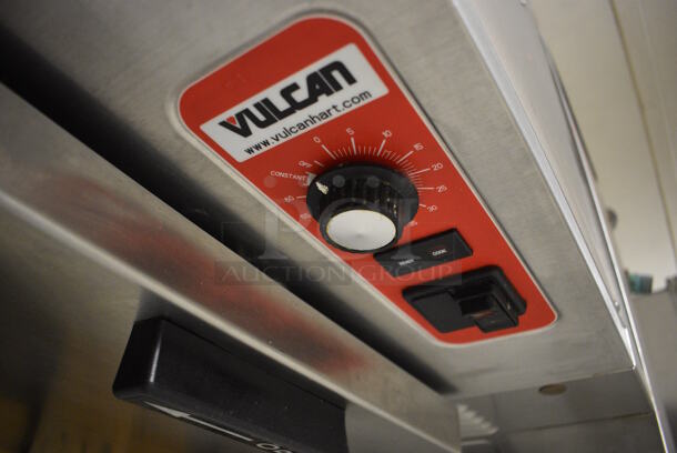 Vulcan Stainless Steel Commercial Natural Gas Powered Double Deck Steam Cabinet. BUYER MUST REMOVE. 24x36x77. (Clearview Elementary - Upstairs Hallway) - Image 6 of 8