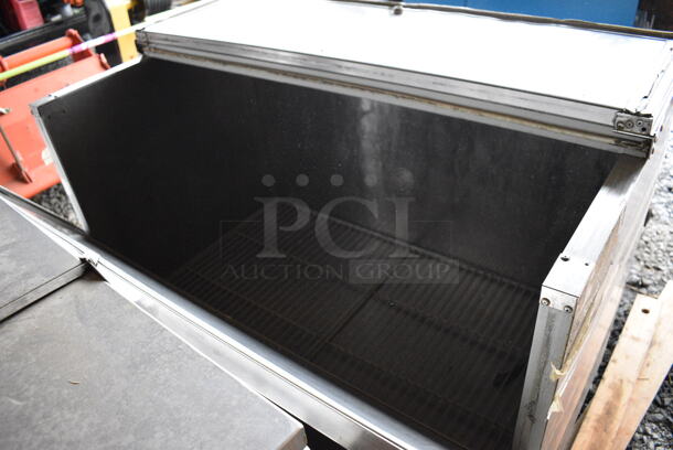 Stainless Steel Commercial Milk Cooler on Commercial Casters. 115 Volts, 1 Phase. BUYER MUST REMOVE. 49x31x36. (stadium) - Image 4 of 8
