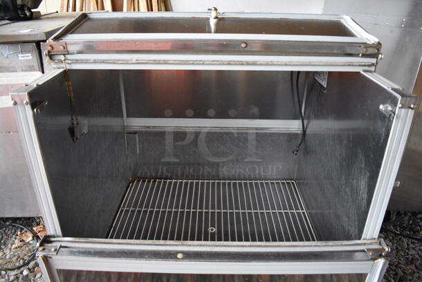 Beverage Air Model ST34N Stainless Steel Commercial Milk Cooler on Commercial Casters. BUYER MUST REMOVE. 115 Volts, 1 Phase. 34x31.5x36. (stadium) - Image 4 of 7