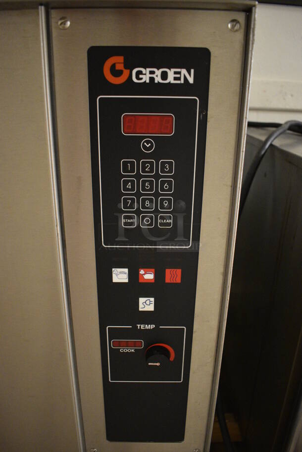 Groen Stainless Steel Commercial Steam Cabinet w/ Metal Racks. Goes GREAT w/ Lot 4! BUYER MUST REMOVE. 43x34x43. (Clearview Elementary - Upstairs Hallway) - Image 4 of 7