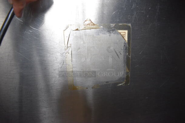 Stainless Steel Commercial Milk Cooler on Commercial Casters. BUYER MUST REMOVE. 115 Volts, 1 Phase. 34x31.5x36. (stadium) - Image 5 of 7