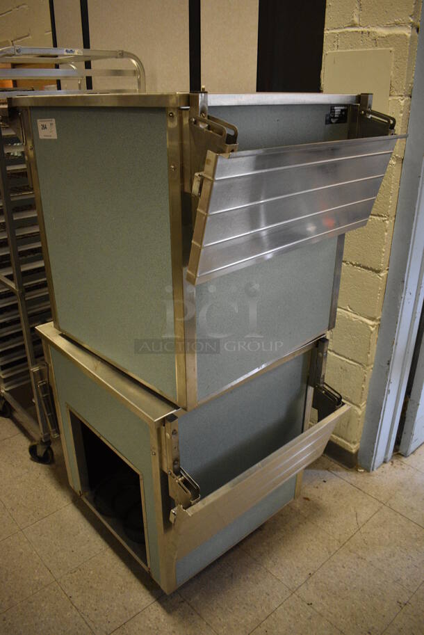 2 Vollrath Model 37015-249458-NNA Metal Commercial Serving Tables w/ 2 Tray Slides. 1 on Commercial Casters. 120 Volts, 1 Phase. 53.5x26.5x28.5. 2 Times Your Bid! (Clearview Elementary - Gym) - Image 4 of 7