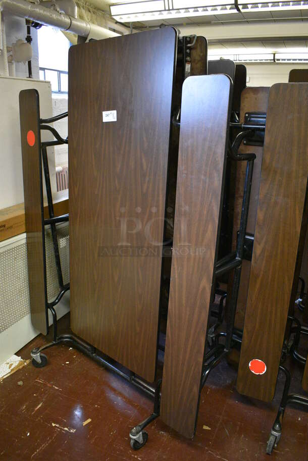8 Various Folding Cafeteria Tables. BUYER MUST REMOVE. Includes 140x17x57. 8 Times Your Bid! (Clearview Elementary - Lower Level Room 13) - Image 2 of 5