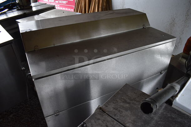 Continental Model MC5-SS-S Stainless Steel Commercial Milk Cooler on Commercial Casters. BUYER MUST REMOVE. 115 Volts, 1 Phase. 58x33x41.5. (stadium) - Image 1 of 9