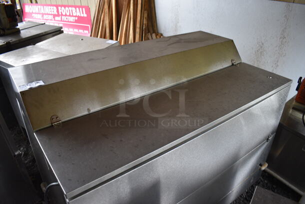 Continental Model MC5-SS-S Stainless Steel Commercial Milk Cooler on Commercial Casters. BUYER MUST REMOVE. 115 Volts, 1 Phase. 58x33x41.5. (stadium) - Image 2 of 9