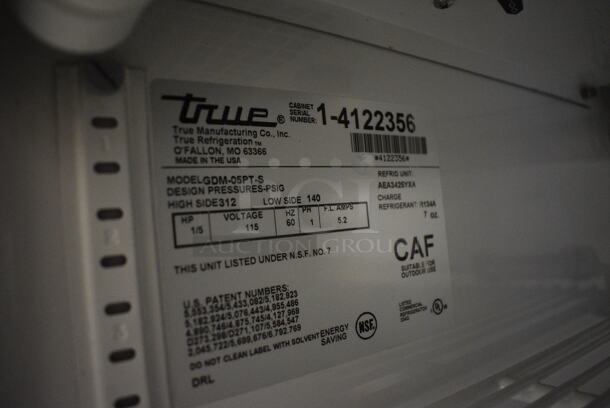 True Model GDM-05PT-S Metal Commercial Mini Cooler Merchandiser. 115 Volts, 1 Phase. 24x24x36. (Clearview Elementary - Gym) - Image 4 of 6