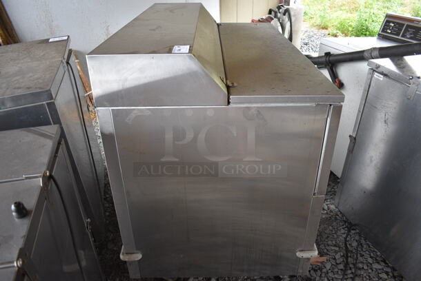 Continental Model MC5-SS-S Stainless Steel Commercial Milk Cooler on Commercial Casters. BUYER MUST REMOVE. 115 Volts, 1 Phase. 58x33x41.5. (stadium) - Image 5 of 9