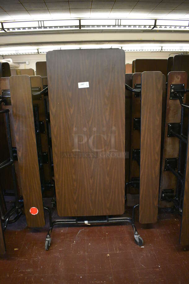 7 Various Folding Cafeteria Tables. BUYER MUST REMOVE. Includes 140x17x57. 7 Times Your Bid! (Clearview Elementary - Lower Level Room 13) - Image 1 of 4