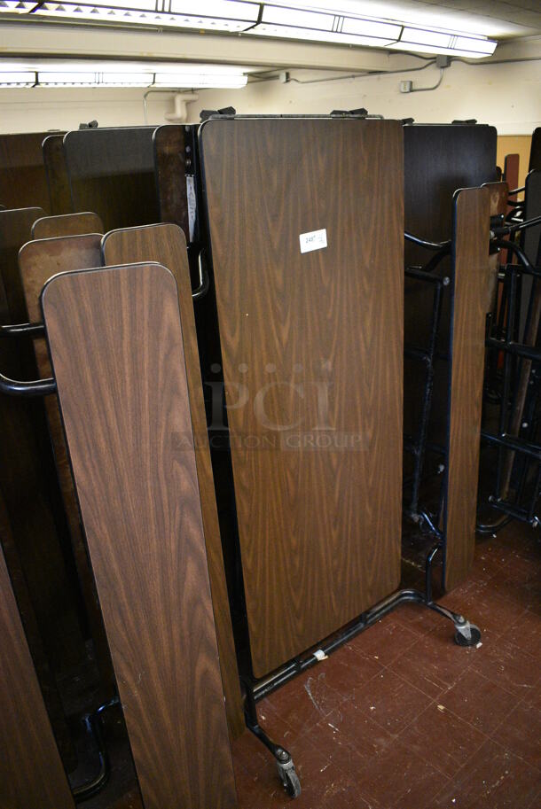 7 Various Folding Cafeteria Tables. BUYER MUST REMOVE. Includes 140x17x57. 7 Times Your Bid! (Clearview Elementary - Lower Level Room 13) - Image 3 of 4