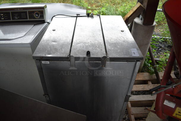 Beverage Air Model ST34N Stainless Steel Commercial Milk Cooler on Commercial Casters. BUYER MUST REMOVE. 115 Volts, 1 Phase. 34x31.5x36. (stadium) - Image 1 of 7