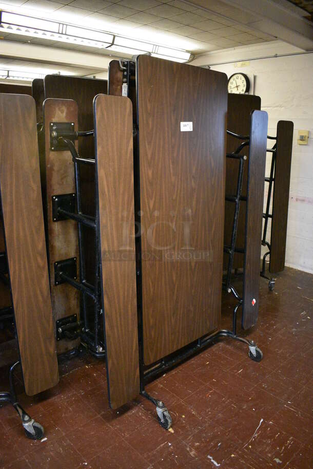 8 Various Folding Cafeteria Tables. BUYER MUST REMOVE. Includes 140x17x57. 8 Times Your Bid! (Clearview Elementary - Lower Level Room 13) - Image 3 of 5