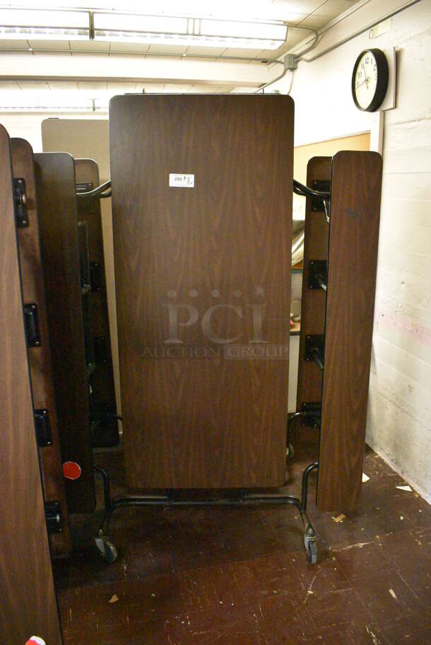 8 Various Folding Cafeteria Tables. BUYER MUST REMOVE. Includes 140x17x57. 8 Times Your Bid! (Clearview Elementary - Lower Level Room 13) - Image 1 of 3