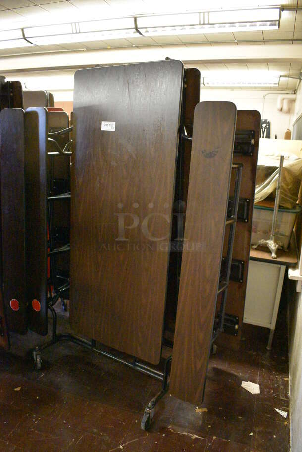 8 Various Folding Cafeteria Tables. BUYER MUST REMOVE. Includes 140x17x57. 8 Times Your Bid! (Clearview Elementary - Lower Level Room 13) - Image 2 of 3