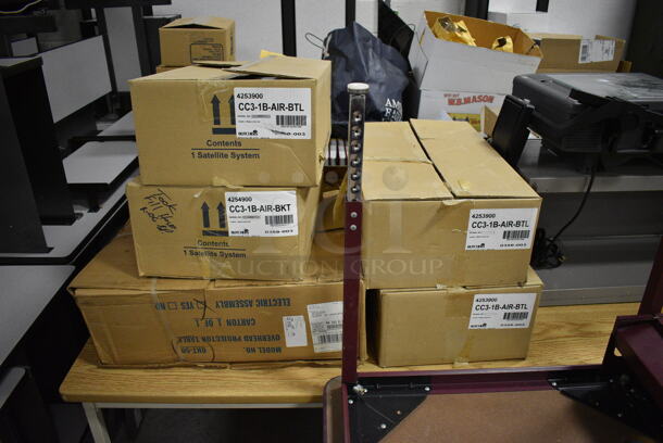 ALL ONE MONEY! Lot of Various Items Including Tables, Butchers CC3-1B-AIR-BTL Units, Projector, Pyrex Measuring Beakers. BUYER MUST REMOVE. Includes 72x30x20. (Clearview Elementary - Gym) - Image 4 of 11