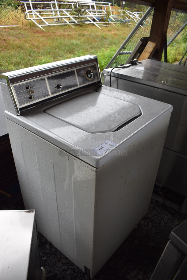 General Electric Metal Top Load Washer. BUYER MUST REMOVE. 27x25x44. (stadium) - Image 3 of 10