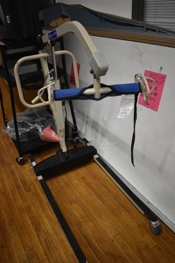 ALL ONE MONEY! Lot of Various Items Including Whiteboards, AV Cart, Television, Carts and Maps. BUYER MUST REMOVE. Includes 21x21x30. (Clearview Elementary - Stage) - Image 3 of 10