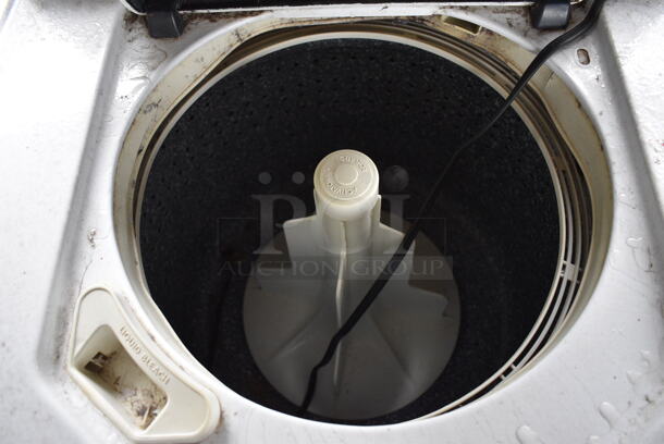 General Electric Metal Top Load Washer. BUYER MUST REMOVE. 27x25x44. (stadium) - Image 8 of 10