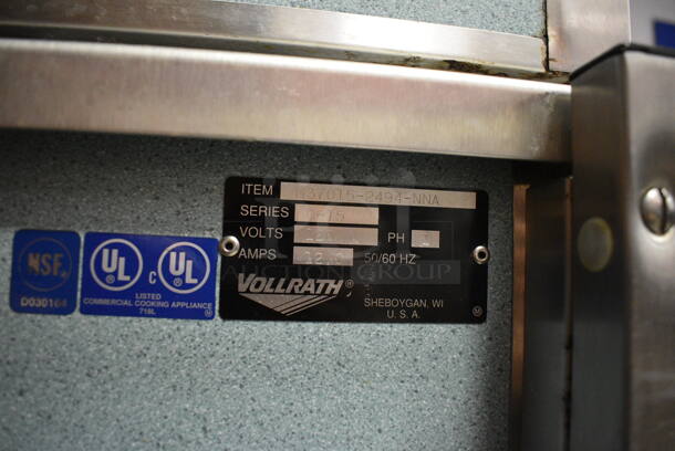 2 Vollrath Model M37015-2494-NNA Metal Commercial Serving Counters w/ Tray Slides. 1 on Commercial Casters. 53.5x26.5x29. 2 Times Your Bid! (Clearview Elementary - Gym) - Image 5 of 7