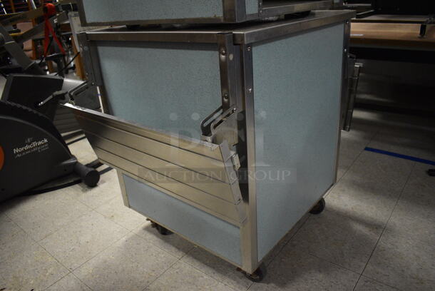 2 Vollrath Model M37015-2494-NNA Metal Commercial Serving Counters w/ Tray Slides. 1 on Commercial Casters. 53.5x26.5x29. 2 Times Your Bid! (Clearview Elementary - Gym) - Image 6 of 7