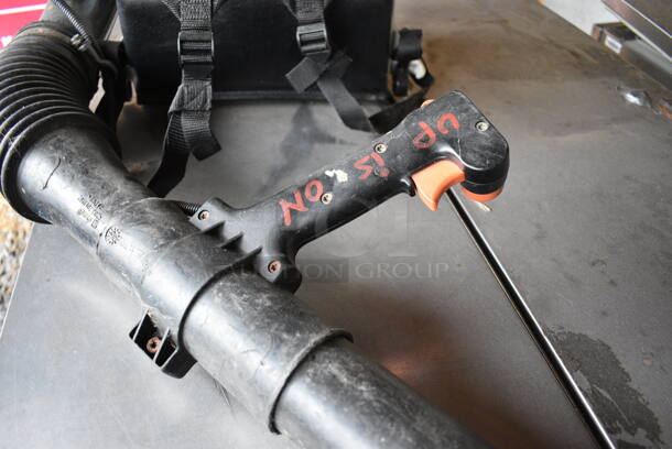 Stihl Model BR400 Gas Powered Backpack Leaf Blower. BUYER MUST REMOVE. 16x61x18. (stadium) - Image 3 of 9