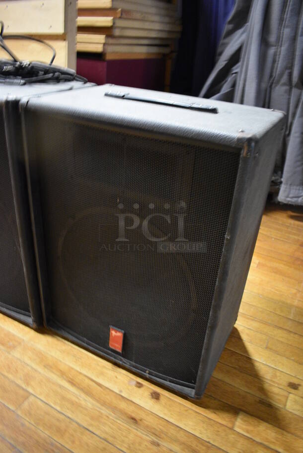 2 Fender Model 1205A 8 Ohm Speakers. 19x13x26. 2 Times Your Bid! (Clearview Elementary - Stage) - Image 2 of 5