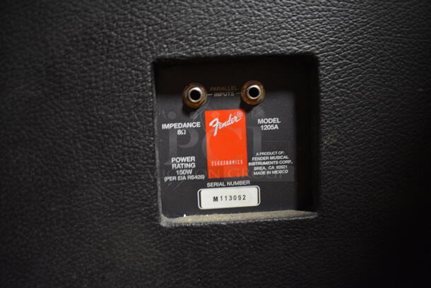 2 Fender Model 1205A 8 Ohm Speakers. 19x13x26. 2 Times Your Bid! (Clearview Elementary - Stage) - Image 4 of 5