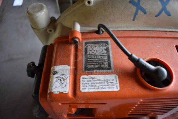 Stihl Model BR400 Gas Powered Backpack Leaf Blower. BUYER MUST REMOVE. 16x61x18. (stadium) - Image 7 of 9