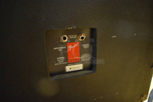 2 Fender Model 1205A 8 Ohm Speakers. 19x13x26. 2 Times Your Bid! (Clearview Elementary - Stage) - Image 5 of 5