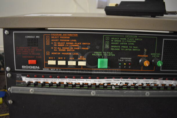 TEAC Model CD-P1120 Compact Disc Player and Microphone. 19x13x16. (Clearview Elementary - Upstairs Hallway) - Image 3 of 5