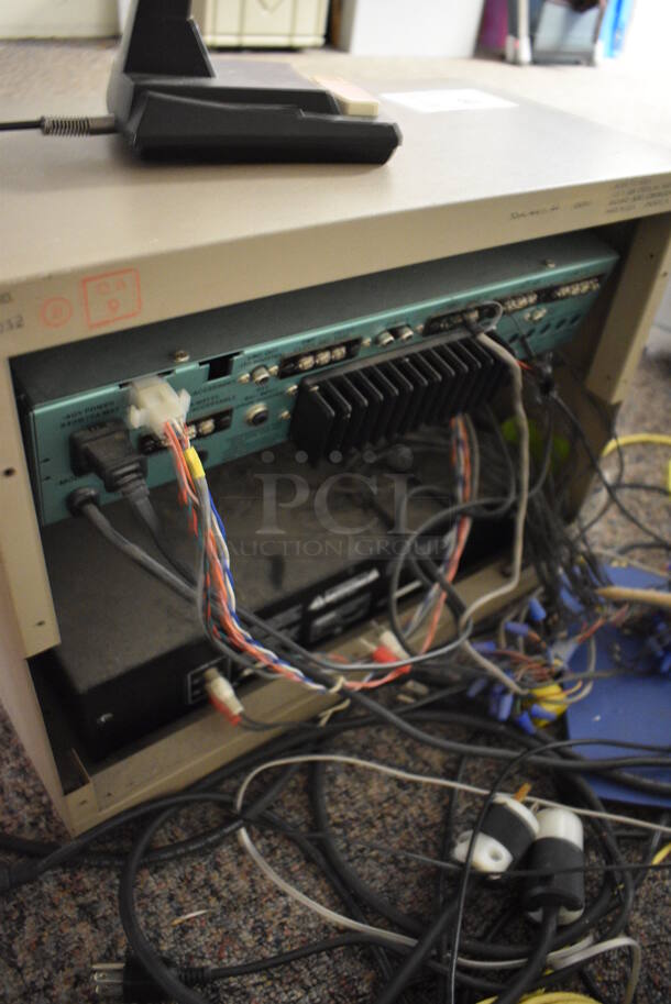 TEAC Model CD-P1120 Compact Disc Player and Microphone. 19x13x16. (Clearview Elementary - Upstairs Hallway) - Image 5 of 5