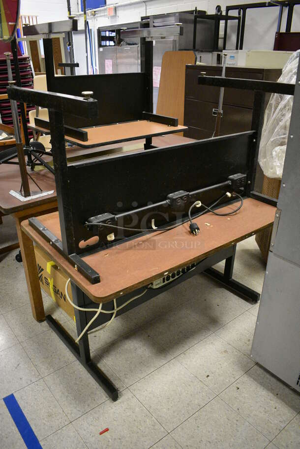 ALL ONE MONEY! Lot of Various Items Including Metal Cart, Chairs and Tables. BUYER MUST REMOVE. Includes 24x18x26. (Clearview Elementary - Gym) - Image 6 of 7