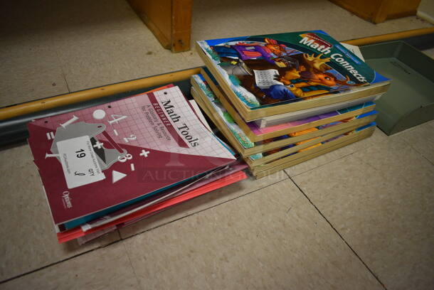 ALL ONE MONEY! Lot of Various Items Including Roll Down Map, Green Metal Tray and Various Books. BUYER MUST REMOVE. (Clearview Elementary - Room 11) - Image 4 of 4