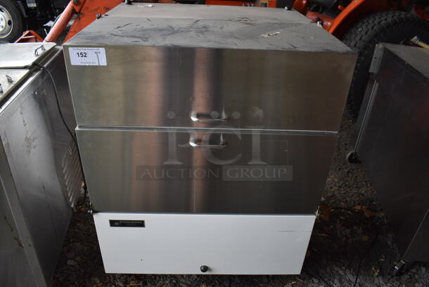 Powers Model 681 Stainless Steel Commercial Milk Cooler on Commercial Casters. BUYER MUST REMOVE. 115 Volts, 1 Phase. 33x31x43. (stadium) - Image 1 of 9