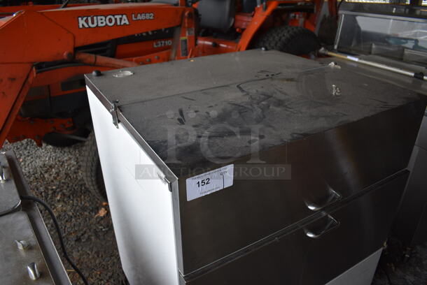 Powers Model 681 Stainless Steel Commercial Milk Cooler on Commercial Casters. BUYER MUST REMOVE. 115 Volts, 1 Phase. 33x31x43. (stadium) - Image 3 of 9