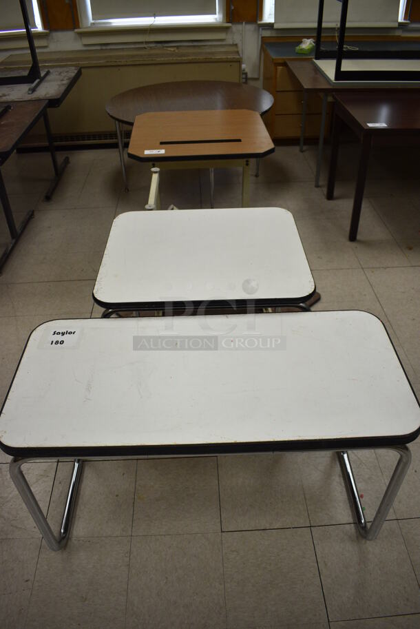 5 Various Tables/Desks. BUYER MUST REMOVE. Includes 42x19x26. 5 Times Your Bid! (Clearview Elementary - Room 11) - Image 2 of 5