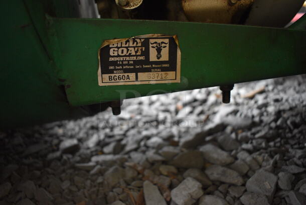 Billy Goat Model BG60A Metal Outdoor Litter Vacuum. BUYER MUST REMOVE. 25x73x37.5. (stadium) - Image 10 of 11