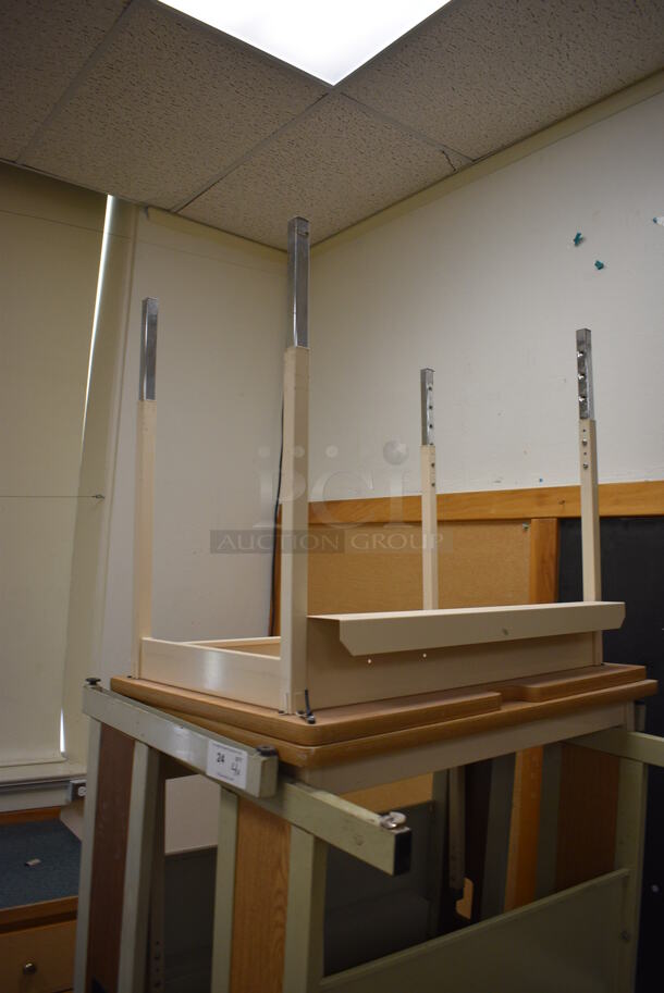 4 Various Tables/Desks. BUYER MUST REMOVE. Includes 36x30x27. 4 Times Your Bid! (Clearview Elementary - Room 11) - Image 3 of 3