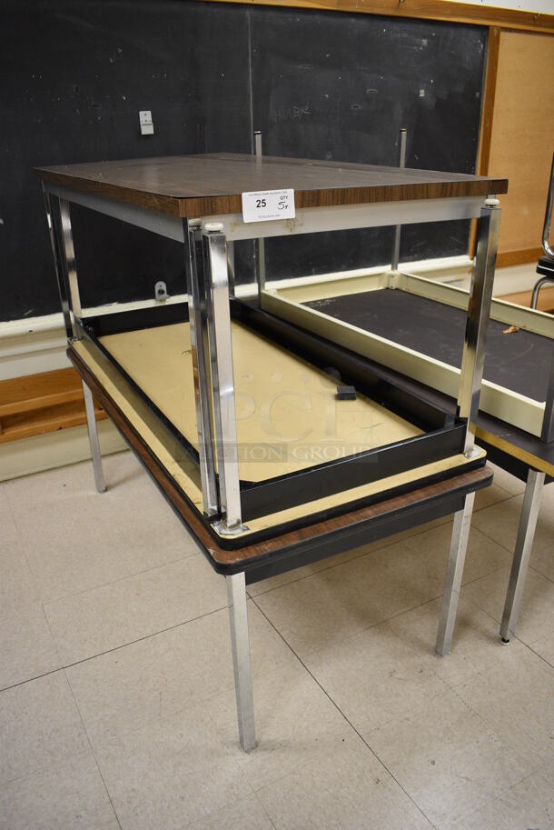 5 Various Tables. BUYER MUST REMOVE. Includes 60x30x26. 5 Times Your Bid! (Clearview Elementary - Room 11) - Image 3 of 4