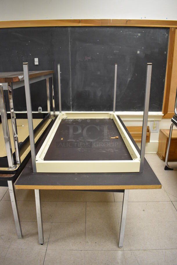 5 Various Tables. BUYER MUST REMOVE. Includes 60x30x26. 5 Times Your Bid! (Clearview Elementary - Room 11) - Image 4 of 4