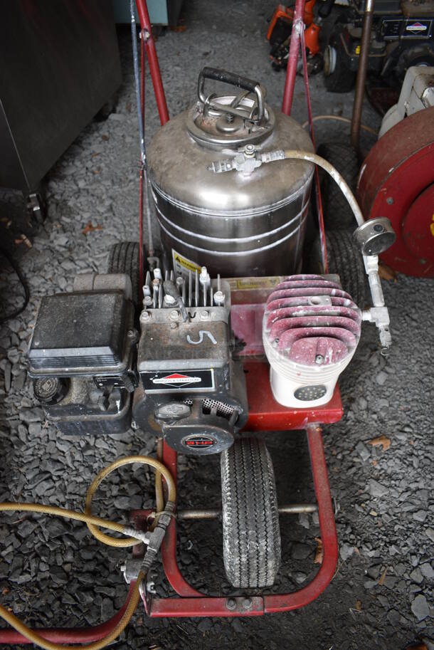 Pioneer Model BS1500 Metal Commercial Paint Striper. BUYER MUST REMOVE. 32x60x36. (stadium) - Image 2 of 9
