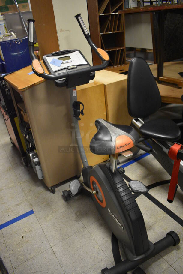 4 Various Pieces of Work Out Equipment; Vasa Rowing Machine, Marcy Stationary Bicycle, NordicTrack AudioRider U300 Stationary Bicycle and Pro-Form XP90 Stationary Bicycle. BUYER MUST REMOVE. Includes 24x87x35. 4 Times Your Bid! (Clearview Elementary - Gym) - Image 8 of 12