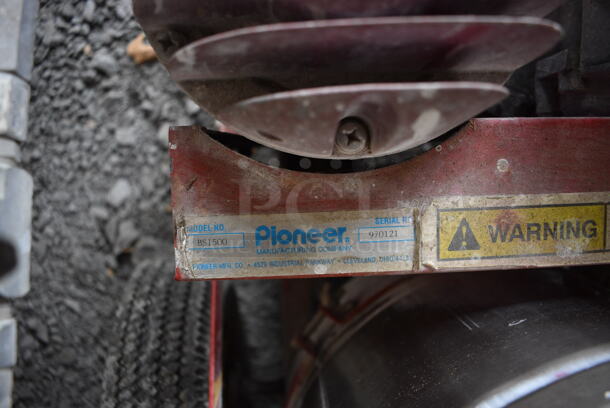 Pioneer Model BS1500 Metal Commercial Paint Striper. BUYER MUST REMOVE. 32x60x36. (stadium) - Image 6 of 9