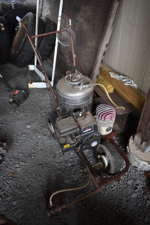 Pioneer Model BS1500 Metal Commercial Paint Striper. BUYER MUST REMOVE. 32x60x36. (stadium) - Image 1 of 8