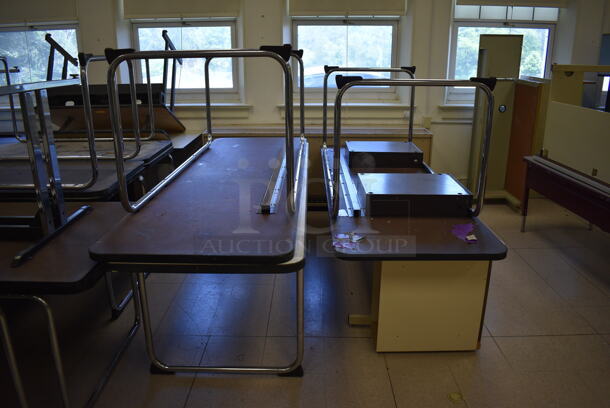 19 Various Tables / Desks. BUYER MUST REMOVE. Includes 60x24x27. 19 Times Your Bid! (Clearview Elementary - Room 12) - Image 2 of 4
