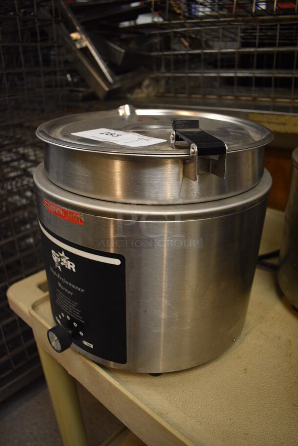Star Model 11RW-11H Stainless Steel Commercial Countertop Soup Kettle Food Warmer w/ Drop In and Lid. 120 Volts, 1 Phase. 11x11x11. (Clearview Elementary - Kitchen) - Image 2 of 4
