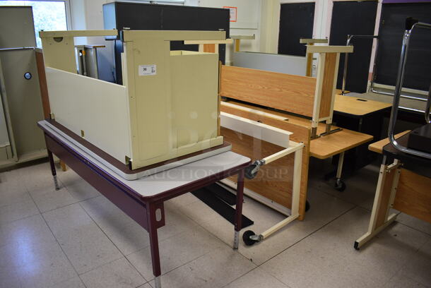 16 Various Tables / Desks. BUYER MUST REMOVE. Includes 72x30x26. 16 Times Your Bid! (Clearview Elementary - Room 12) - Image 2 of 9
